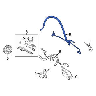 Toyota OE - Power Steering Pressure Hose