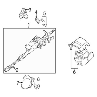 Toyota OE - Steering Column Assembly (With Tilt Wheel)