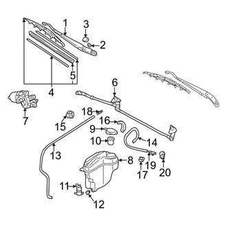 Toyota OE - Windshield - Wiper & Washer Components