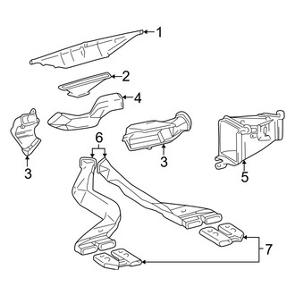 Toyota OE - Instrument Panel - Ducts