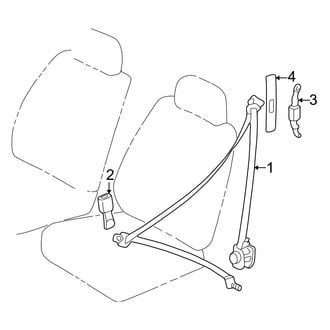 Toyota OE - Restraint Systems - Front Seat Belts