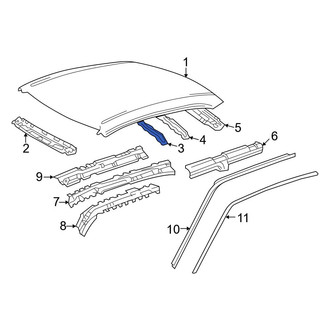 Toyota OE - Center Roof Bow