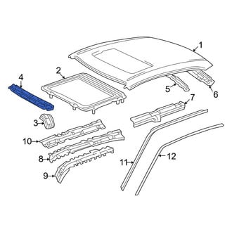 Toyota OE - Front Roof Header Panel