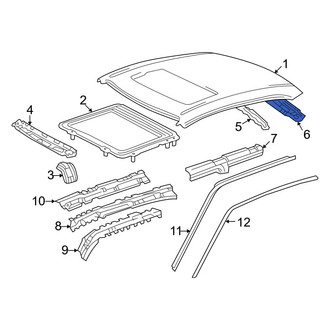 Toyota OE - Rear Roof Header Panel