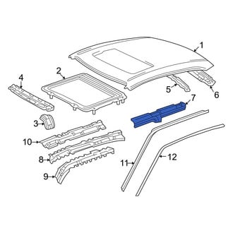 Toyota OE - Left Outer Roof Side Rail