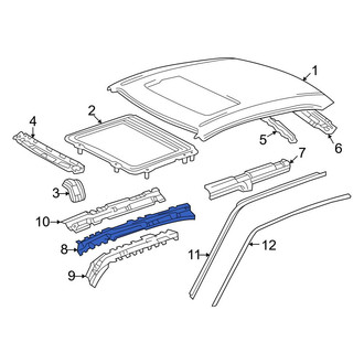 Toyota OE - Left Inner Roof Side Rail