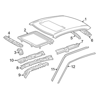 Toyota OE - Roof & Components (With Sunroof)