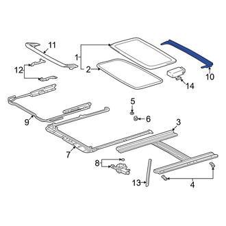 Toyota OE - Sunroof Drip Rail
