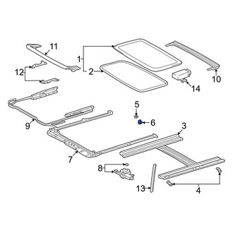 Toyota OE - Sunroof Stopper