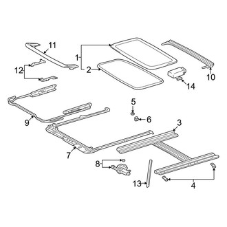 Toyota OE - Roof - Sunroof (With Sunroof)