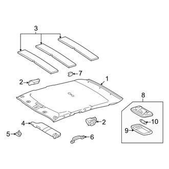 Toyota OE - Roof - Interior Trim (W/O Sunroof)