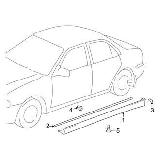 Toyota OE - Pillars, Rocker & Floor - Exterior Trim