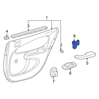 Toyota OE - Rear Door Jamb Switch