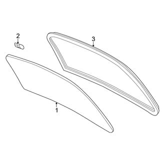 Toyota OE - Back Glass - Glass