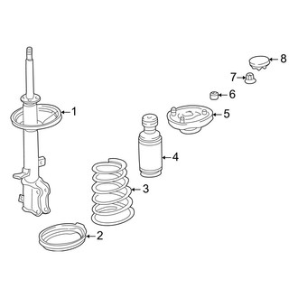 Toyota OE - Rear Suspension - Struts & Components (CE / LE / S)