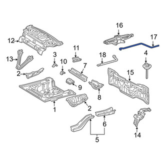 Toyota OE - Floor Jack Handle