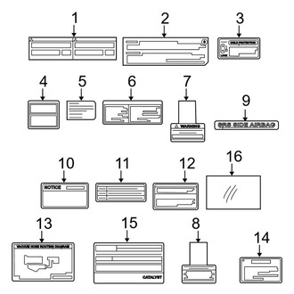 Toyota OE - Information Labels - Labels