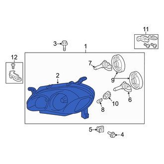 Toyota OE - Front Right Headlight