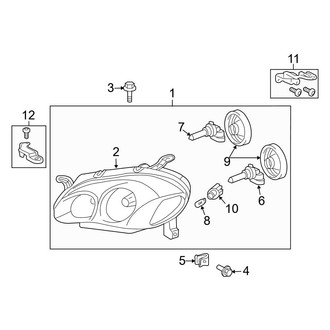 Toyota OE - Front Right Headlight