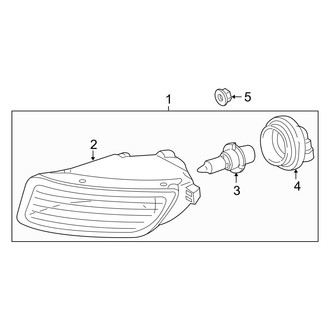 Toyota OE - Front Lamps - Fog Lamps