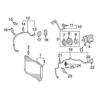 Toyota OE - HVAC Pressure Switch