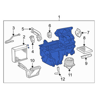 Toyota OE - HVAC Unit Case Assembly