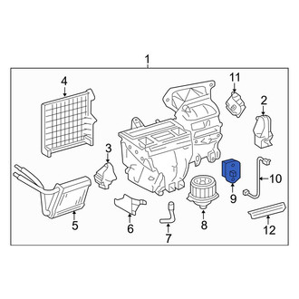 Toyota OE - HVAC Blower Motor Resistor