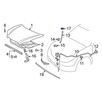 Toyota OE - Hood Hinge Spacer
