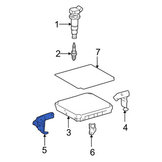 Toyota OE - Left Engine Control Module (ECM) Bracket