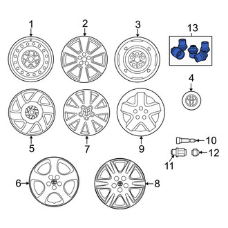 Toyota OE - Wheel Lock Set
