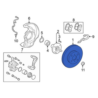Toyota OE - Front Disc Brake Rotor