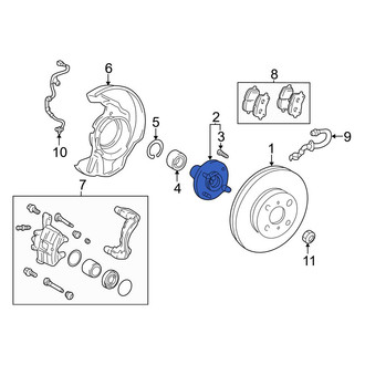 Toyota OE - Front Wheel Hub