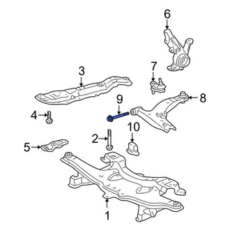 Toyota OE - Front Lower Suspension Control Arm Bolt