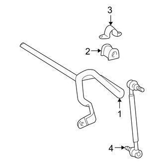 Toyota OE - Front Suspension - Stabilizer Bar & Components