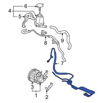 Toyota OE - Power Steering Pressure Hose