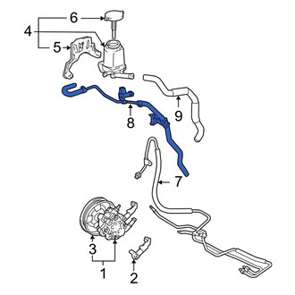 Toyota OE - Power Steering Return Hose