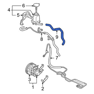 Toyota OE - Power Steering Reservoir Hose