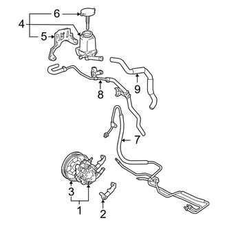 Toyota OE - Steering Gear & Linkage - Pump & Hoses