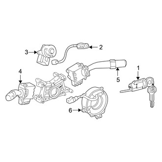 Toyota OE - Steering Column - Shroud, Switches & Levers (CE / LE / S / XRS)