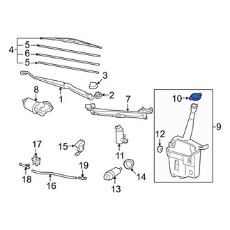 Toyota OE - Front Washer Fluid Reservoir Cap