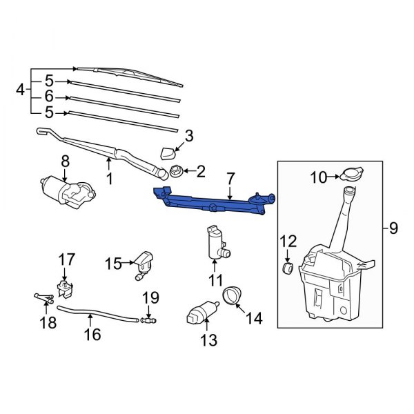 Windshield Wiper Linkage