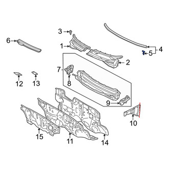 Toyota OE - Cowl Panel Clip