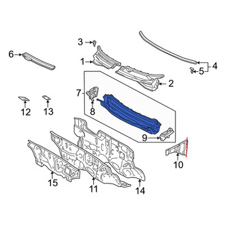 Toyota OE - Right Cowl Side Panel