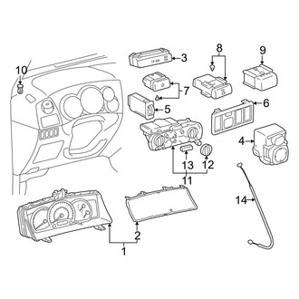Toyota OE - Instrument Panel - Cluster & Switches