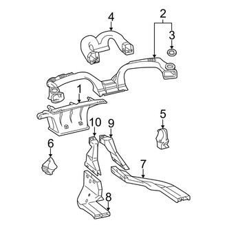 Toyota OE - Instrument Panel - Ducts
