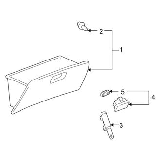 Toyota OE - Instrument Panel - Glove Box