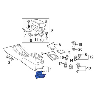 Toyota OE - Console Cup Holder