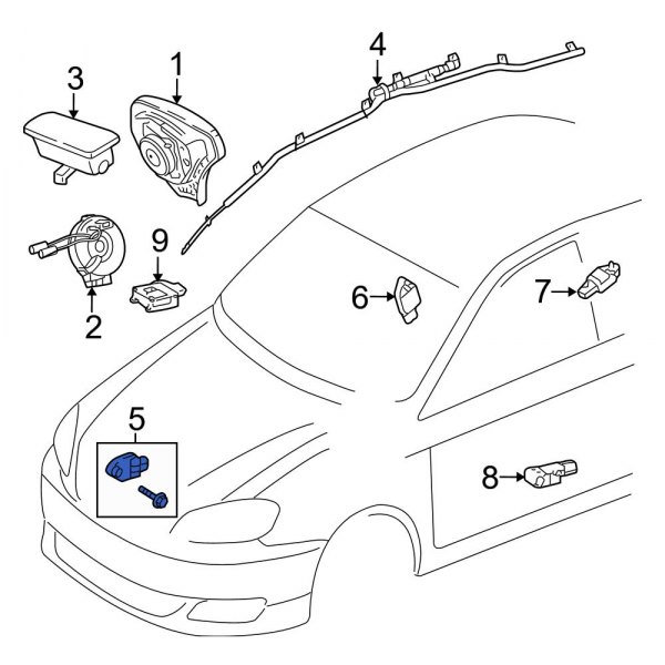 Air Bag Impact Sensor