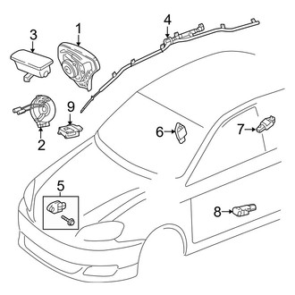 Toyota OE - Restraint Systems - Air Bag Components