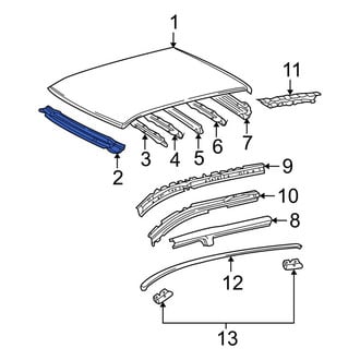 Toyota OE - Front Roof Header Panel